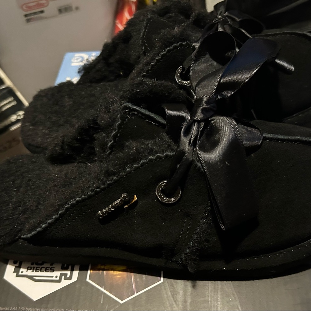 Woman’s bear paw slippers